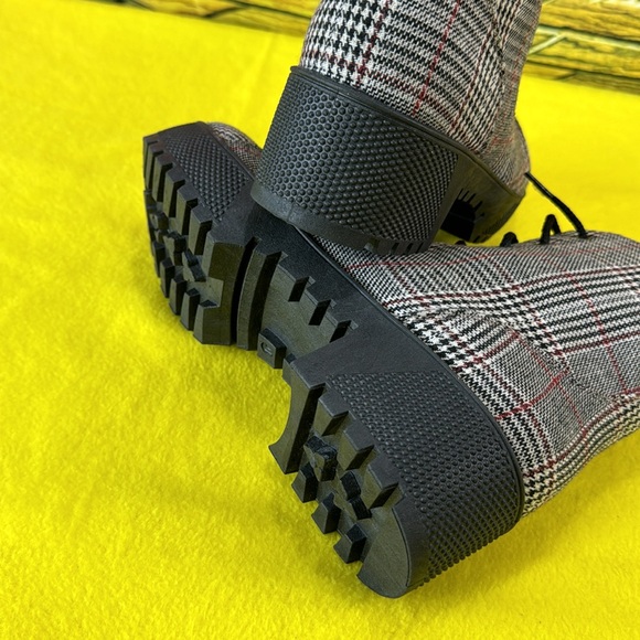 Unilady plaid ankle boots - Picture 5 of 8